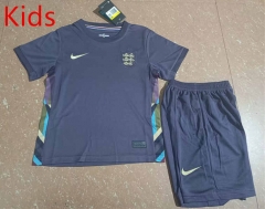 2024-2025 England Away Purple Kids/Youth Soccer Uniform-507