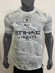 (S-4XL) 2024-2025 Dragon Special Version Manchester City White Thailand Soccer Jersey AAA-416