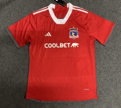 (S-4XL) 2024-2025 Colo-Colo 2nd Away Red Thailand Soccer Jersey AAA-GB