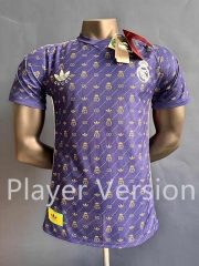 Player Version 2024-2025 Joint Version Real Madrid Purple Thailand Soccer Jersey AAA-518
