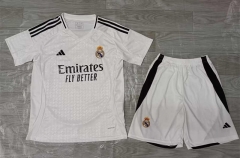2024-2025 Real Madrid Home White Soccer Uniform-718