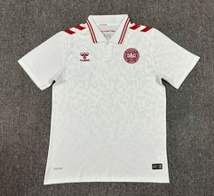 2024-2025 Denmark Away White Thailand Soccer Jersey AAA-512
