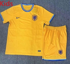2024-2025 Netherlands Orange Kids/Youth Soccer Uniform-709