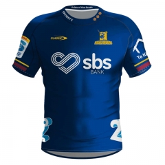 2024 Highlanders Home Blue Thailand Rugby Jersey