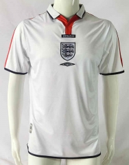 Retro Version 2004 England Home White Thailand Soccer Jersey AAA-503