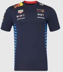 2024 Red Bull Round Collar Royal Blue Formula One Racing Suit