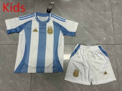 2024-2025 Argentina Home Blue&White Kids/Youth Soccer Uniform-1506