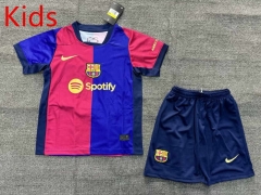 2024-2025 Barcelona Home Red&Blue Kid/Youth Soccer Uniform-1506