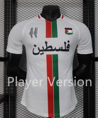 Player Version 2024-2025 Palestine White Thailand Soccer Jersey AAA-888