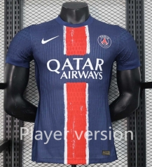 Player Version 2024-2025 Paris Home Royal Blue Thailand Soccer Jersey AAA