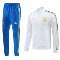 2024-2025 Italy White Thailand Soccer Jacket Uniform-LH