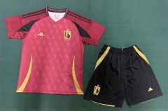 2024-2025 Belgium Home Red Soccer Uniform-8975