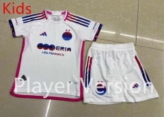 Player Version 2024-2025 Algeria White Kid/Youth Soccer Uniform-9926