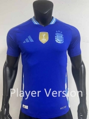 Player Version 2024-2025 Argentina Away Blue Thailand Soccer Jersey AAA