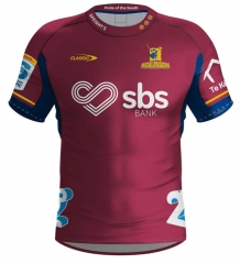 2024 Highlanders Red Thailand Rugby Jersey