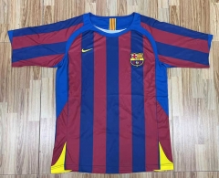 Retro Version 05-06 Barcelona Home Red&Blue Thailand Soccer Jersey AAA-C1046