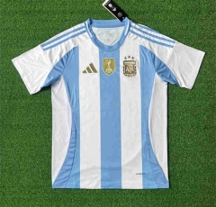 (S-4XL) 2024-2025 Argentina Home Blue&White Thailand Soccer Jersey AAA-403