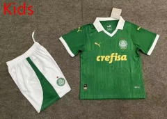 2024-2025 Palmeiras Home Green Kids/Youth Soccer Uniform-3454