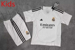 2024-2025 Real Madrid Home White Kids/Youth Soccer Uniform-3454