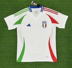 (S-4XL) 2024-2025 Italy Away White Thailand Soccer Jersey AAA-403