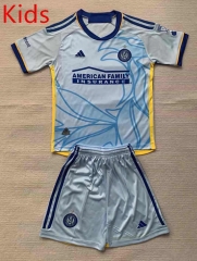 2024-2025 Atlanta United FC Away Light Blue Kids/Youth Soccer Uniform-AY
