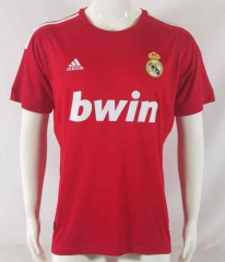 Retro Version 11-12 Real Madrid 2nd Away Red Thailand Soccer Jersey AAA-503