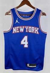 2021 Jordan Limited Version New York Knicks Blue #4 NBA Jersey-311