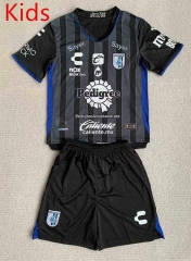 2024-2025 Querétaro FC Away Black&Gray Kids/Youth Soccer Uniform-AY