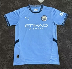 2024-2025 Manchester City Home Blue Thailand Soccer Jersey AAA-3348