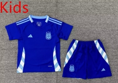 2024-2025 Argentina Away Blue Kids/Youth Soccer Uniform-2353