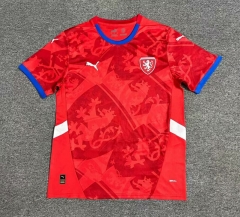 2024-2025 Czech Republic Home Red Thailand Soccer Jersey AAA-512