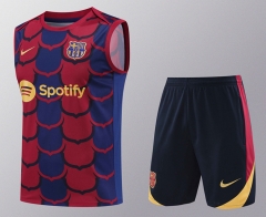 2024-2025 Barcelona Red&Blue Thailand Soccer Vest Uniform-418