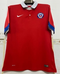 Retro Version 15-16 Chile Home White Thailand Soccer Jersey AAA-6895