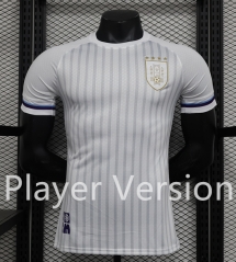 Player Version 2024-2025 Uruguay Away White Thailand Soccer Jersey AAA-888