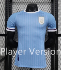 Player Version 2024-2025 Uruguay Home Blue Thailand Soccer Jersey AAA-888