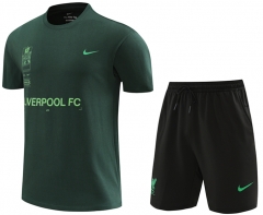 2024-2025 Liverpool Dark Green Thailand Soccer Uniform-4627