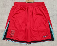 2024-2025 Korea Republic Home Red Thailand Soccer Shorts