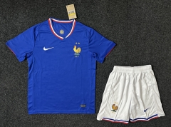 2024-2025 France Home Blue Soccer Uniform-GB