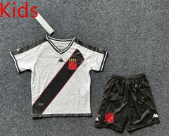 2024-2025 CR Vasco da Gama Away White Kids/Youth Soccer Uniform-GB
