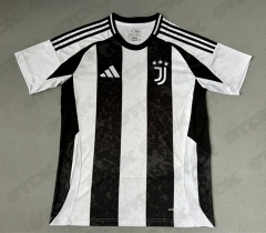 2024-2025 Juventus Home Black&White Thailand Soccer Jersey AAA-4952