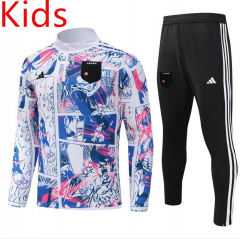 2024-2025 Special Version Japan White Kids/Youth Soccer Tracksuit-GDP