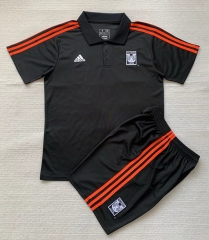 2024-2025 Tigres UANL Black Soccer Uniform-AY