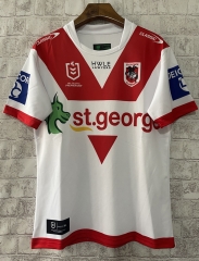 2024 St George Home White Thailand Rugby Shirt