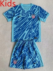 2024-2025 USA Goalkeeper Blue Kids/Youth Soccer Unifrom-AY