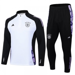 2024-2025 Germany White Thailand Soccer Tracksuit-411