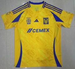 2024-2025 Tigres UANL Home Yellow Thailand Soccer Jersey AAA