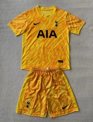 2024-2025 Tottenham Hotspur Goalkeeper Yellow Soccer Uniform-AY
