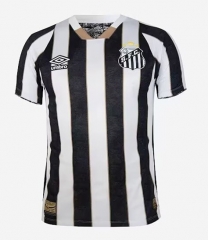 （S-4XL）2024-2025 Santos FC Home Black&White Thailand Soccer Jersey AAA-8430