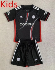 2024-2025 CA River Plate 2nd Away Black Kids/Youth Soccer Uniform-AY