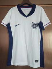 2024-2025 England Home White Women Thailand Soccer Jersey AAA